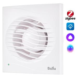 Вентилятор вытяжной Ballu BAF-AR 100 V с обратным клапаном Вентилятор вытяжной Ballu BAF-AR 100 V с обратным клапаном