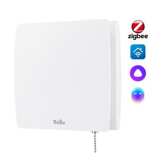Вентилятор вытяжной Ballu BAF-SL 100 VP с обратным клапаном и тяговым выключателем Вентилятор вытяжной Ballu BAF-SL 100 VP с обратным клапаном и тяговым выключателем